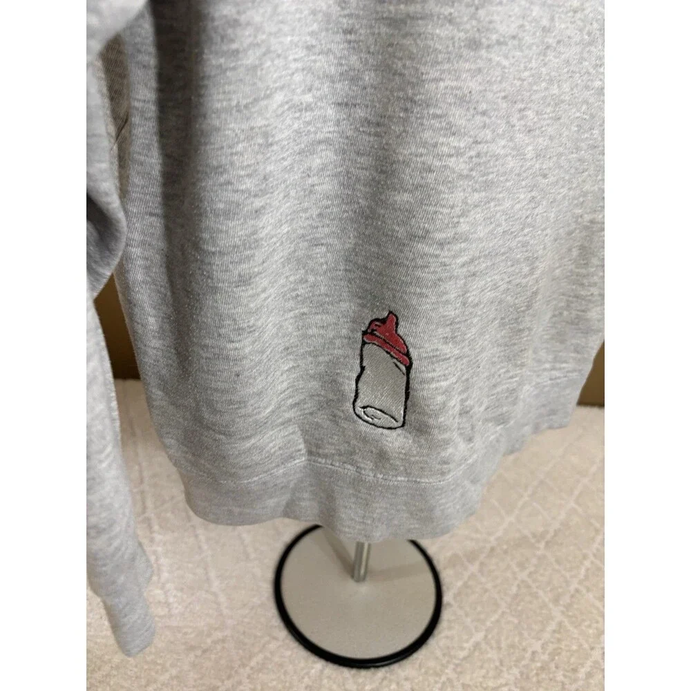 Vintage Wolf 90s Rugrats Show Tommy Pickles 2 Sided Embroidered Sweatshirt Large - Picture 6 of 16